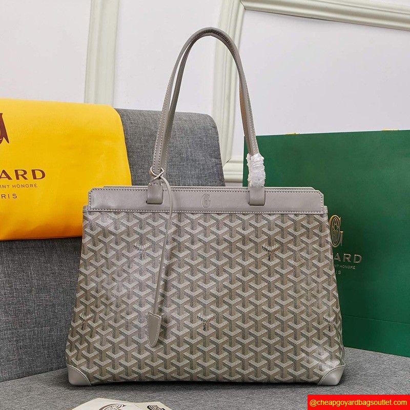 Goyard Goyardine Bellechasse Tote Grey