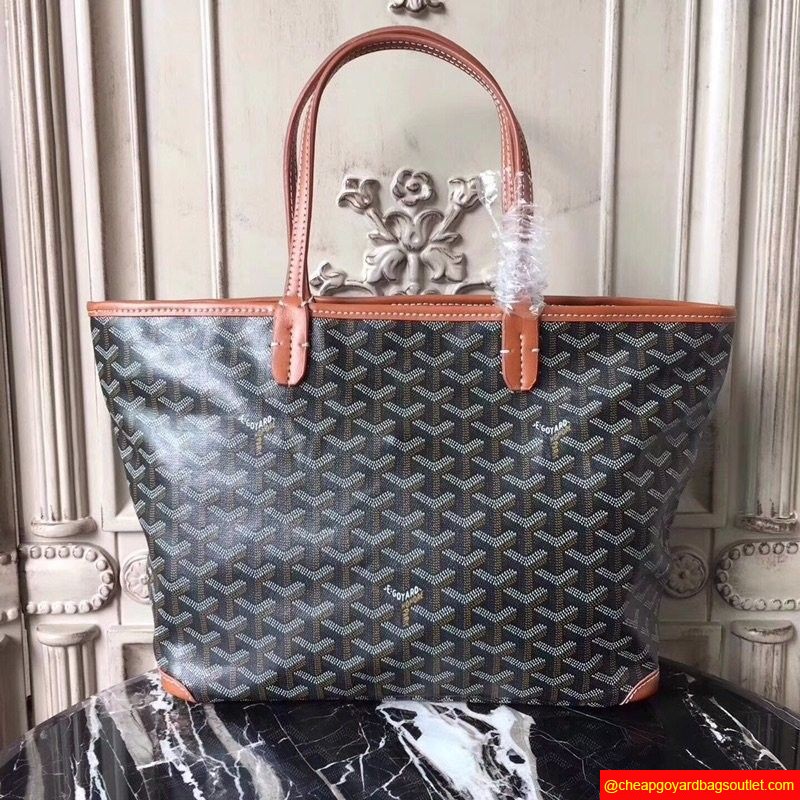 Goyard Goyardine Artois Tote Brown