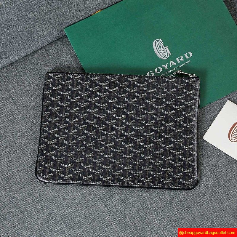 Goyard Goyardine Senat Clutch Black