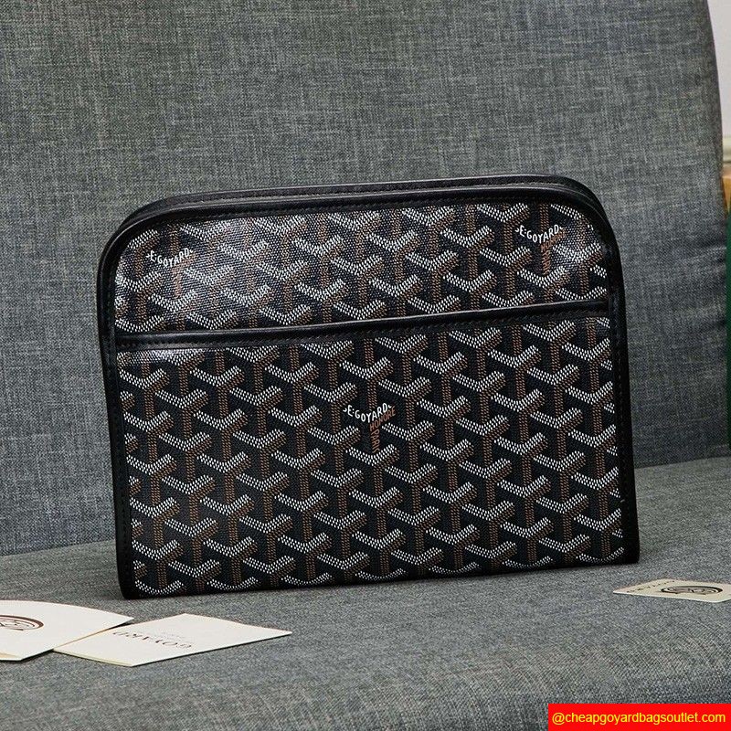 Goyard Goyardine Jouvence Toiletry Pouch Black/Coffee