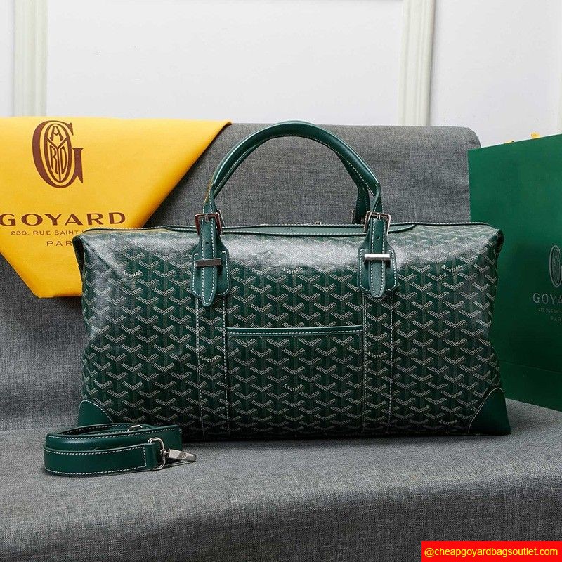 Goyard Goyardine Boeing Travel Bag Green